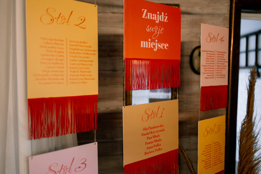 dekoracje ślubne bukiet ślubny kolorowe wesele sala weselna Gdańsk Sopot Gdynia boho Tczew