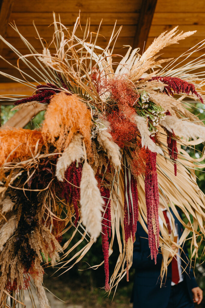 dekoracje ślubne bukiet ślubny kolorowe wesele boho sala weselna Gdańsk Sopot Gdynia Pouada Kumaki