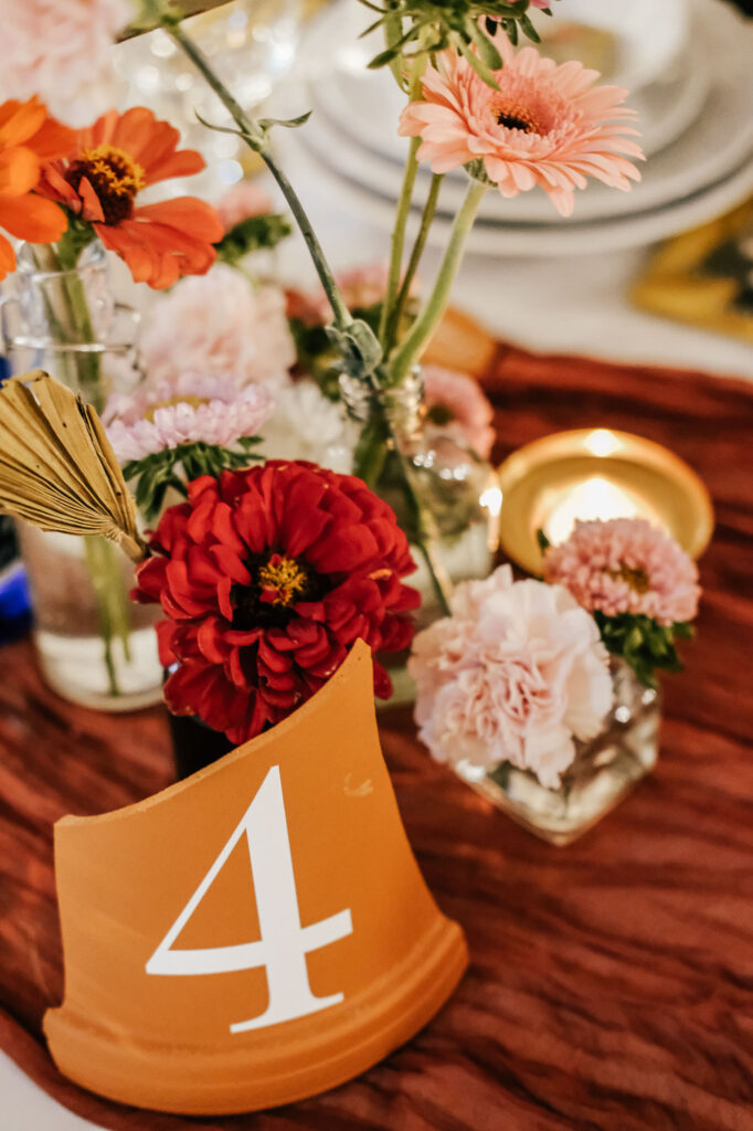 dekoracje ślubne bukiet ślubny kolorowe wesele sala weselna Gdańsk Sopot Gdynia boho Tczew