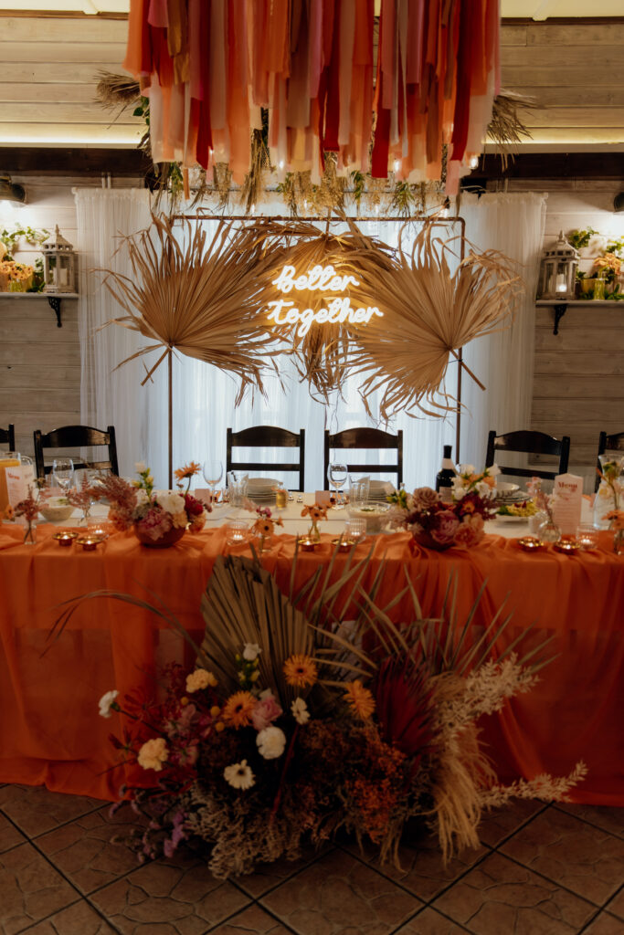 dekoracje ślubne bukiet śluby kolorowe boho sala weselna Gdańsk Sopot Gdynia Tczew Paulina Cieślak Fotografia